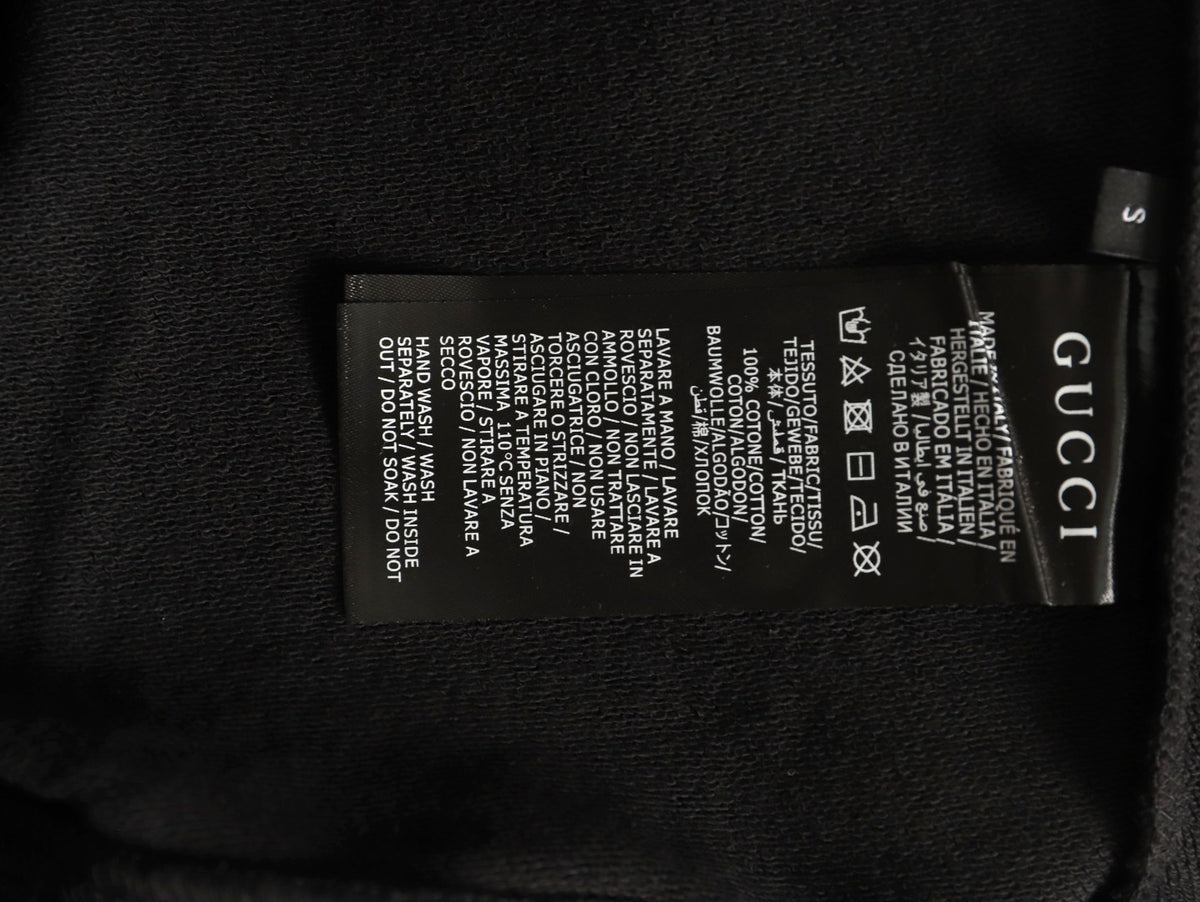 Gucci GUC Front Webbing-Tape Hooded Sweatshirt