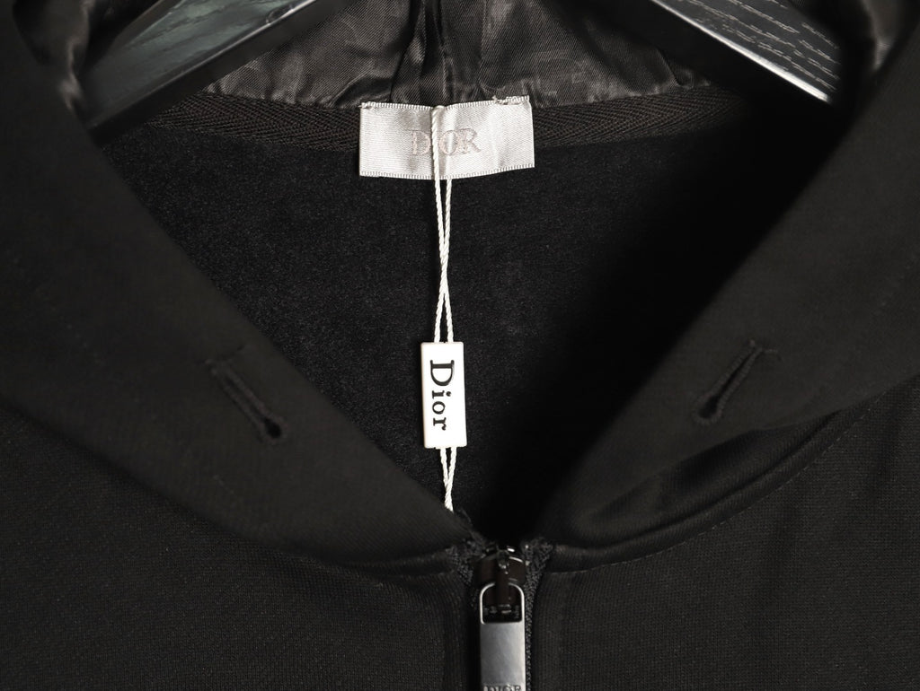 Dior 26SS Tonal Jacquard Zip-Up Jacket