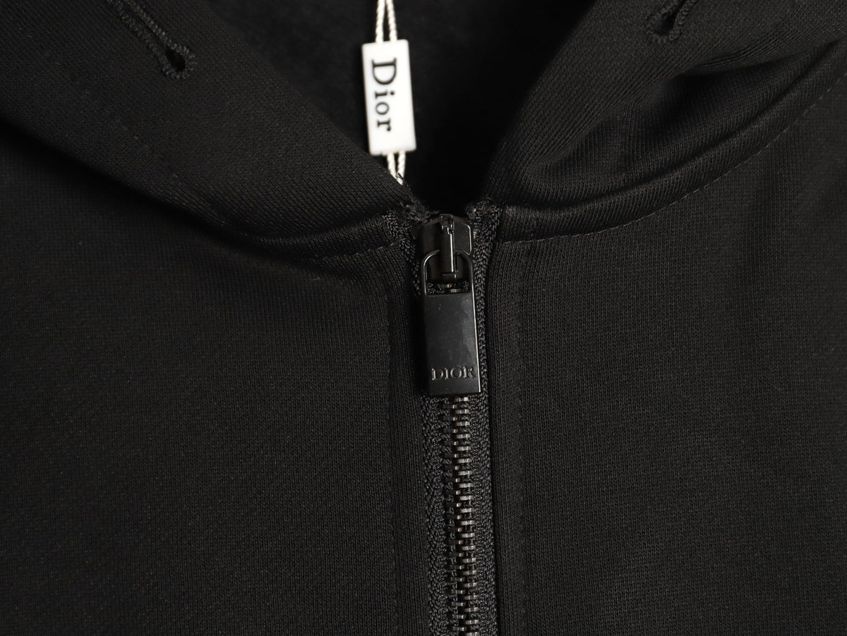 Dior 26SS Tonal Jacquard Zip-Up Jacket