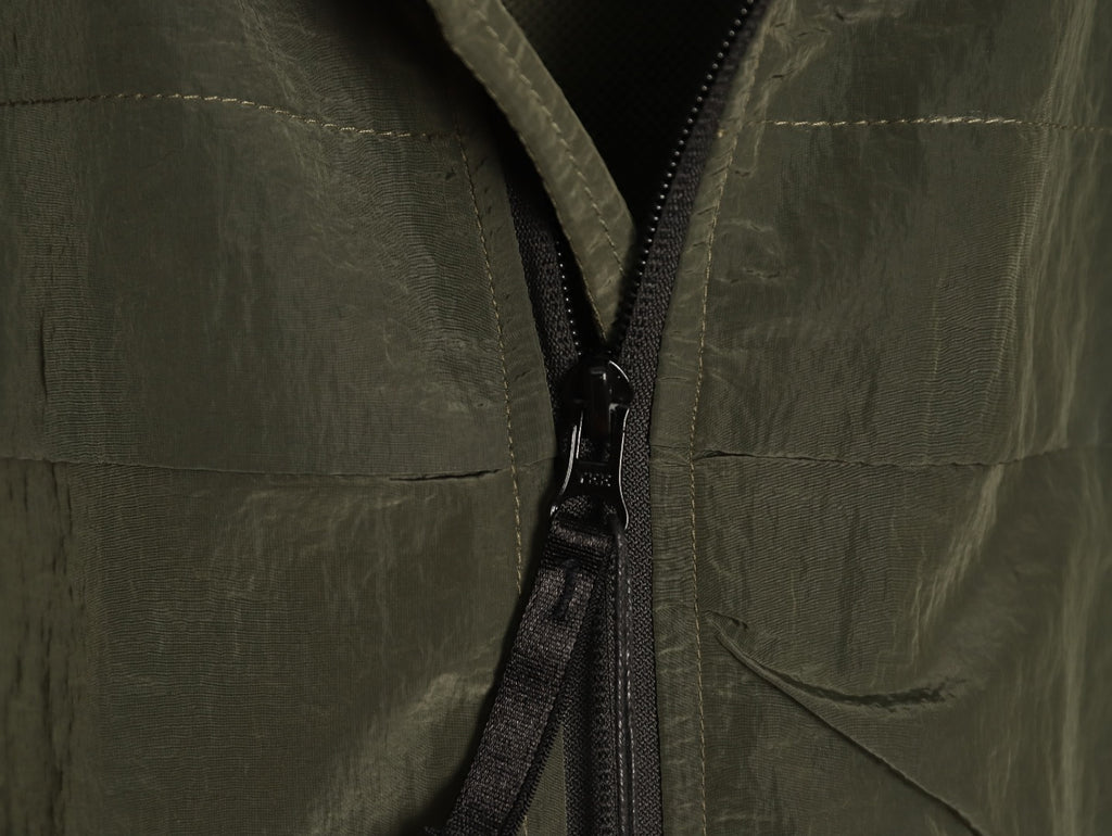 Stone Island Technical Hooded Zip Windbreaker Jacket