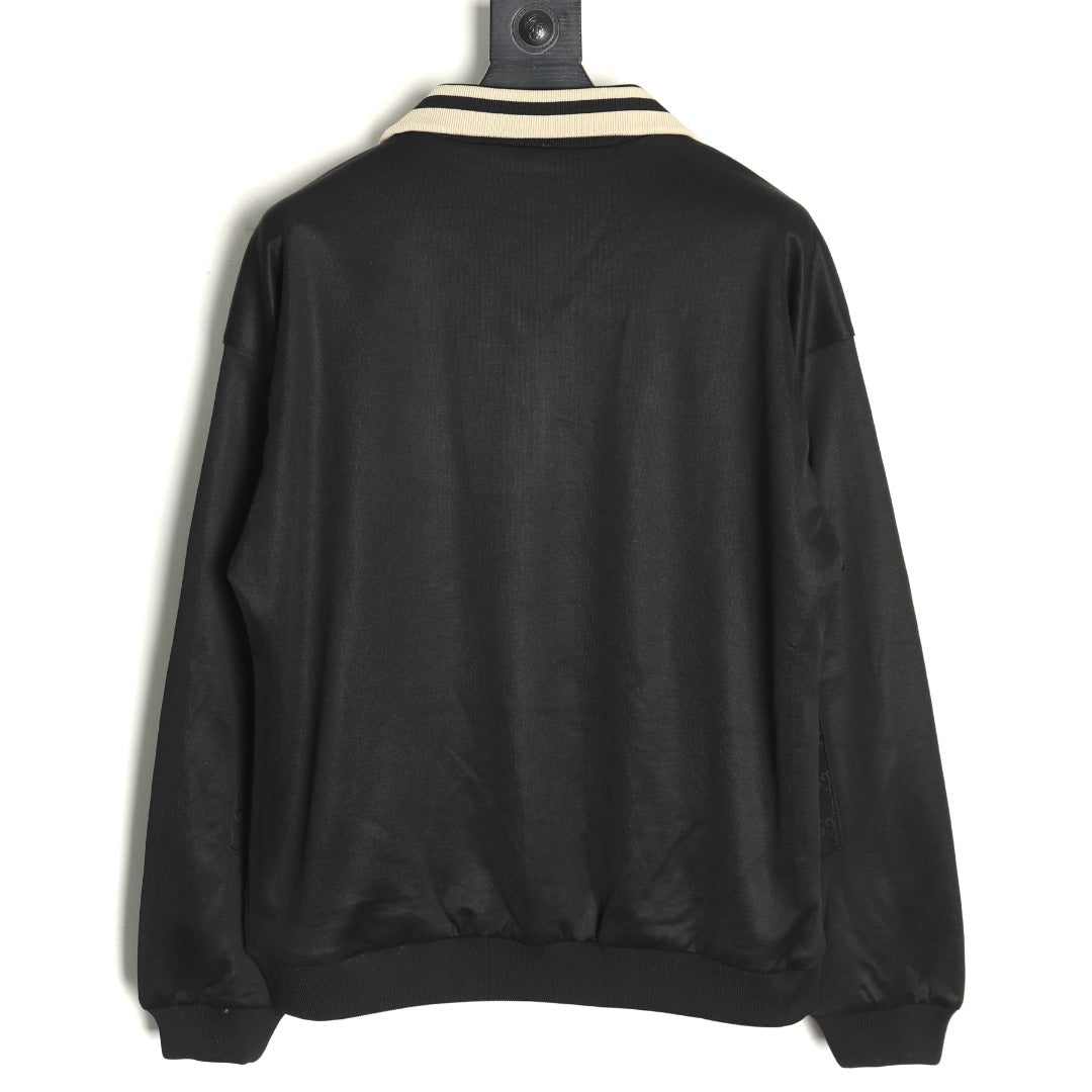 Gucci 24FW GG Embroidered Half-Zip Pullover Jacket