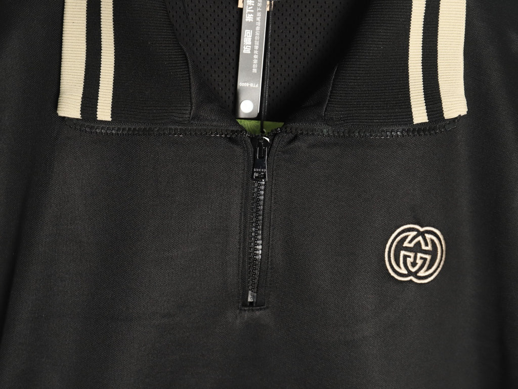 Gucci 24FW GG Embroidered Half-Zip Pullover Jacket