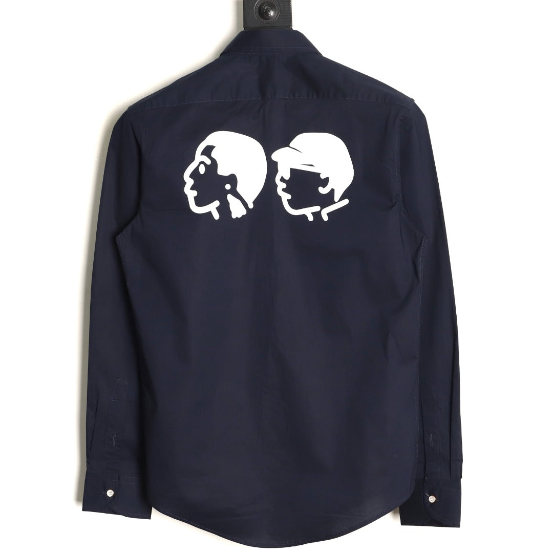 Louis Vuitton 25FW Nigo Printed Long-Sleeve Shirt