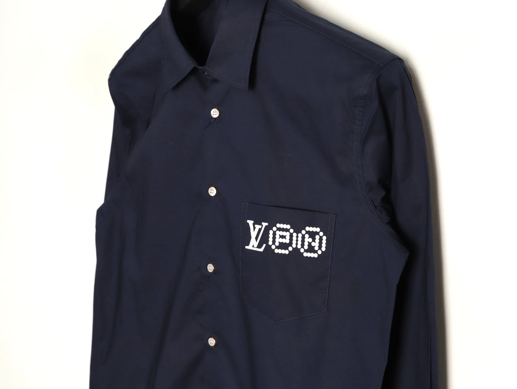 Louis Vuitton 25FW Nigo Printed Long-Sleeve Shirt