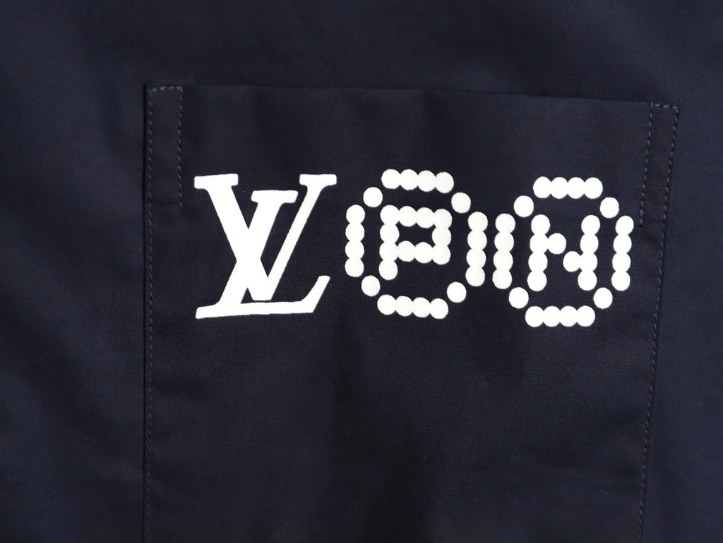 Louis Vuitton 25FW Nigo Printed Long-Sleeve Shirt