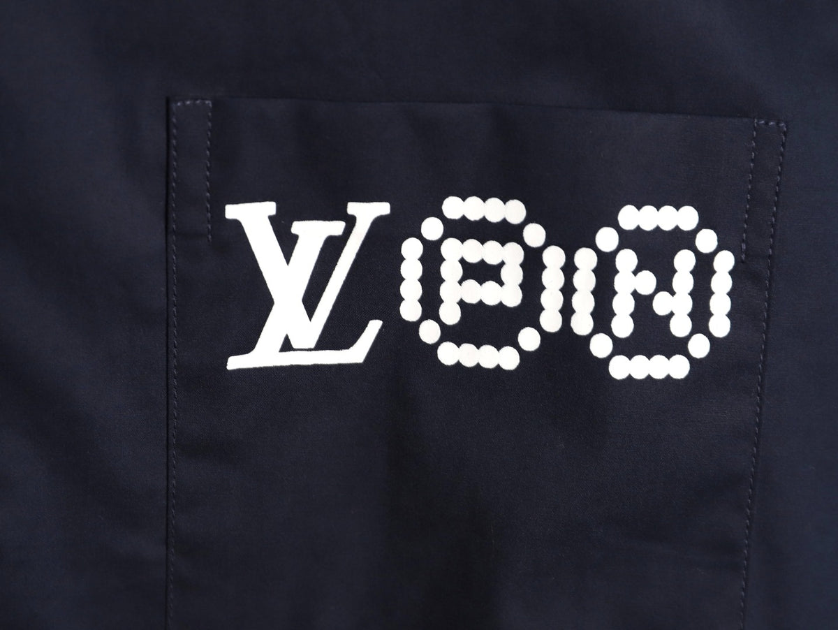 Louis Vuitton 25FW Nigo Printed Long-Sleeve Shirt