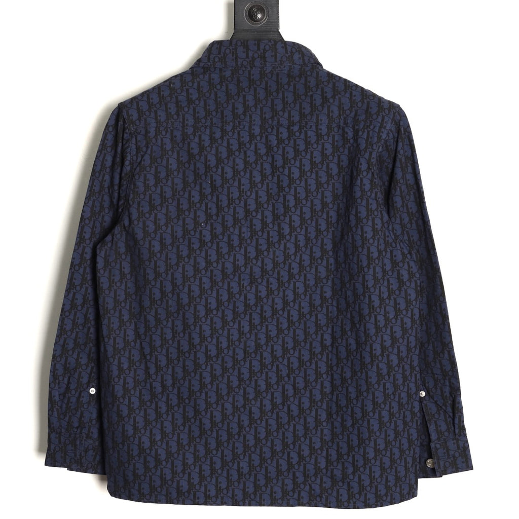 Dior 22SS Oblique Monogram Denim Shirt Jacket