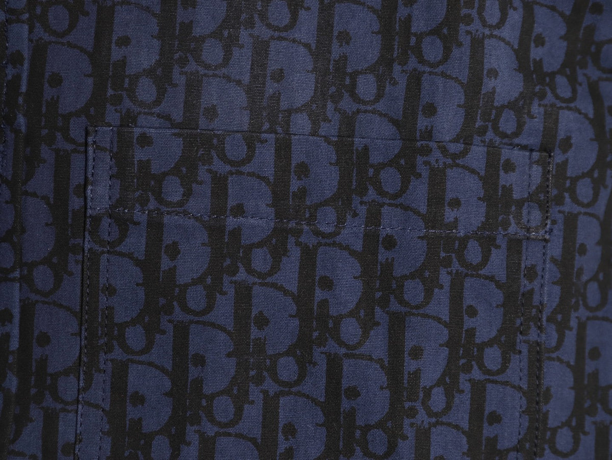 Dior 22SS Oblique Monogram Denim Shirt Jacket
