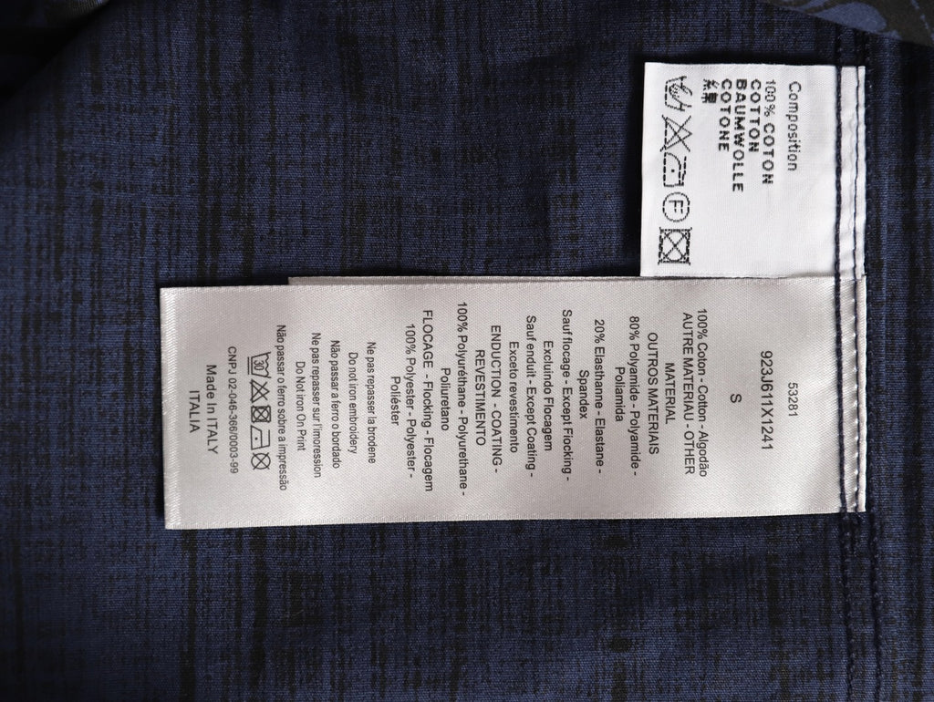 Dior 22SS Oblique Monogram Denim Shirt Jacket