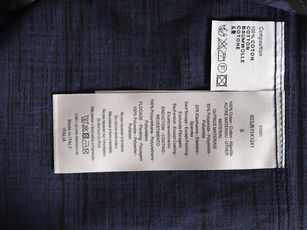 Dior 22SS Oblique Monogram Denim Shirt Jacket