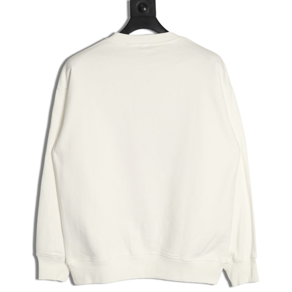 Burberry 25FW Equestrian Knight Cross-Stitch Embroidered Sweatshirt