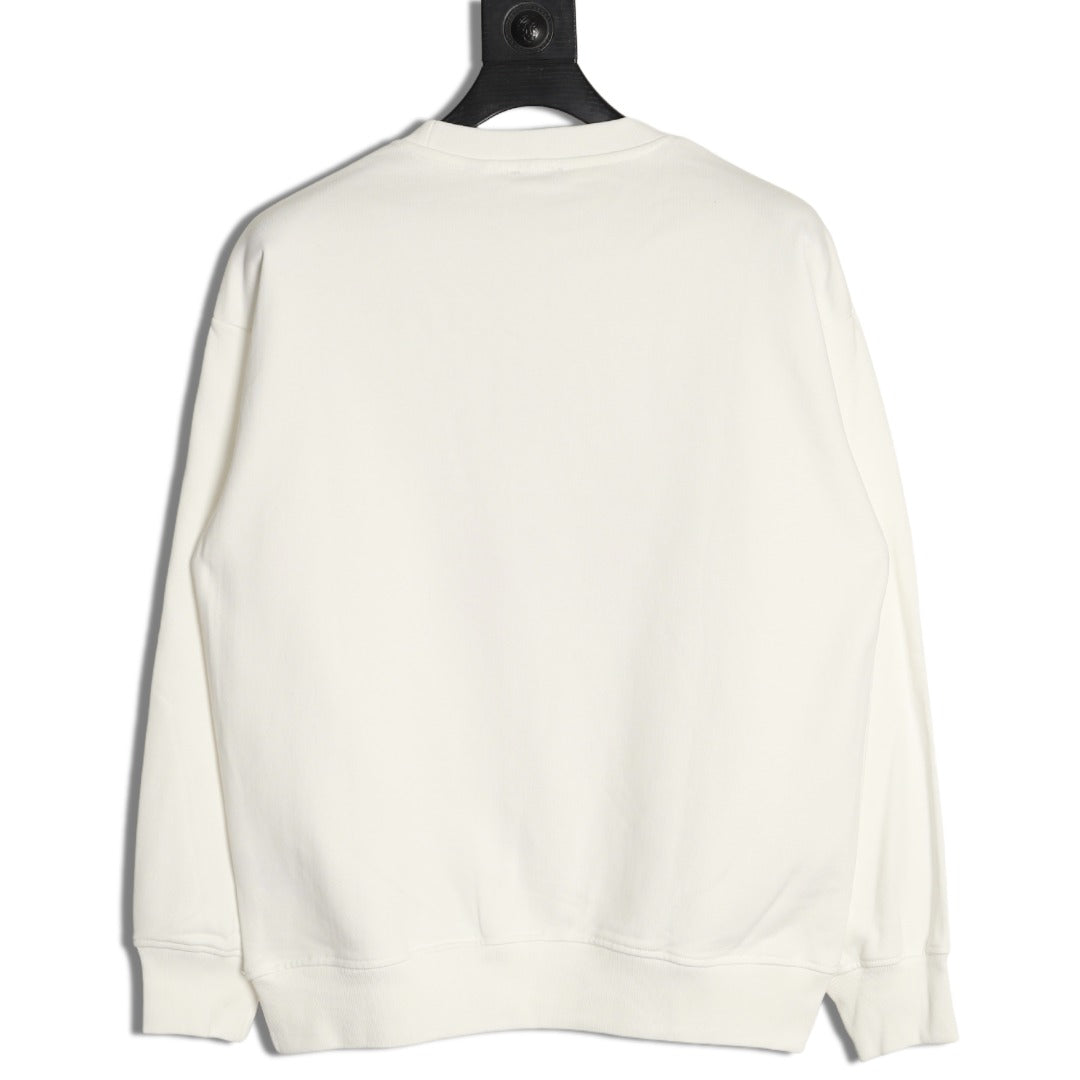 Burberry 25FW Equestrian Knight Cross-Stitch Embroidered Sweatshirt