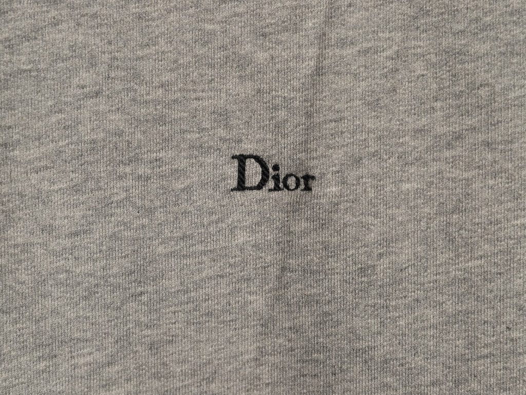 Dior CD Embroidered Logo Contrast-Panel Sweatshirt