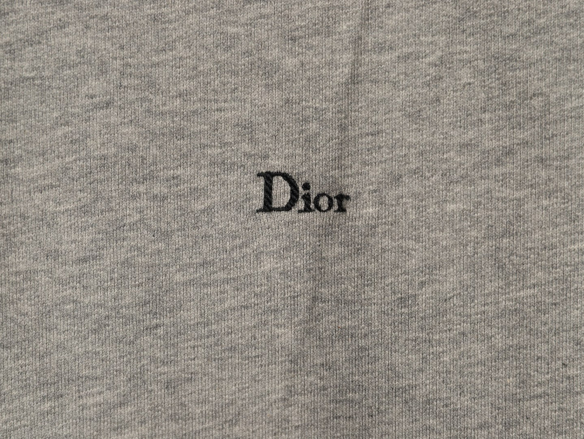 Dior CD Embroidered Logo Contrast-Panel Sweatshirt