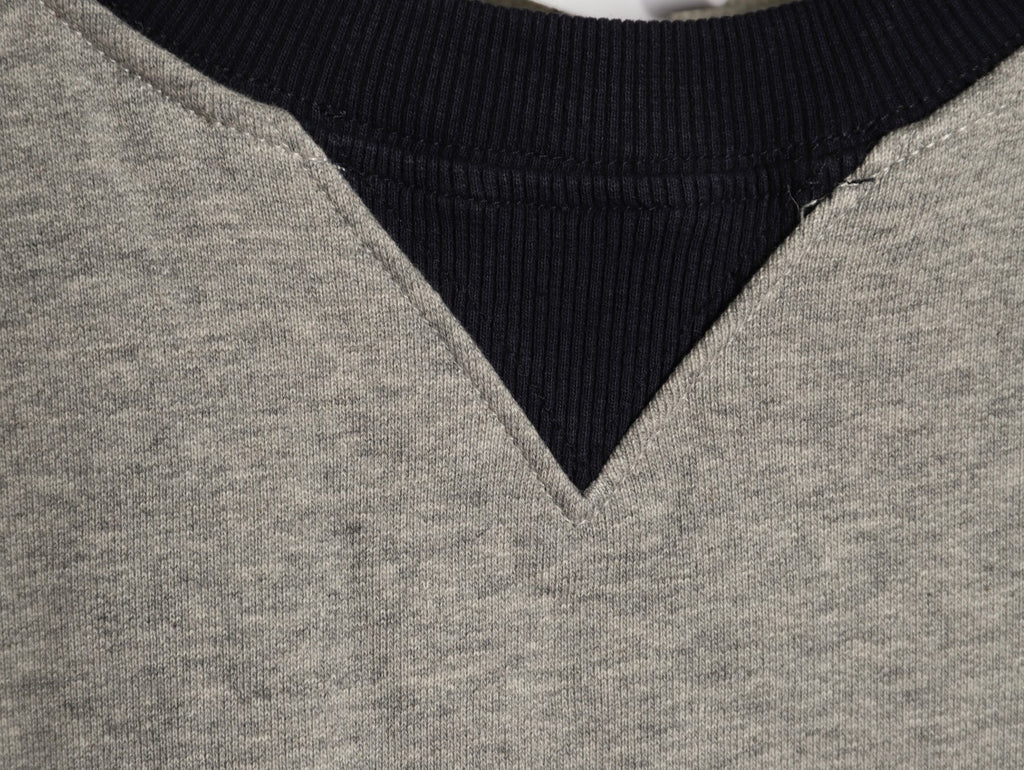 Dior CD Embroidered Logo Contrast-Panel Sweatshirt