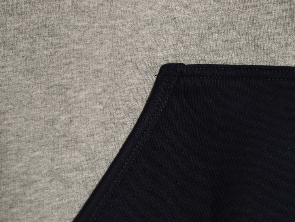 Dior CD Embroidered Logo Contrast-Panel Sweatshirt