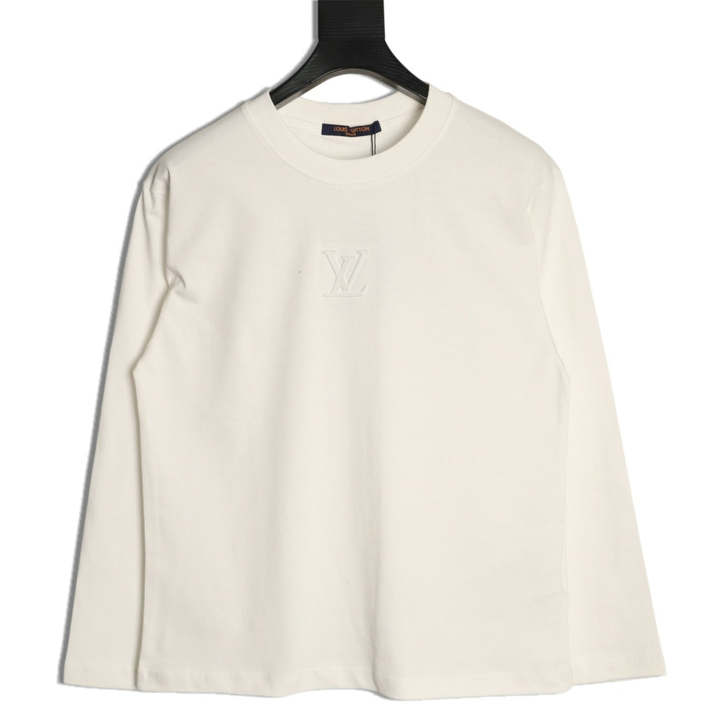 Louis Vuitton LV Embossed Logo Long-Sleeve T-Shirt
