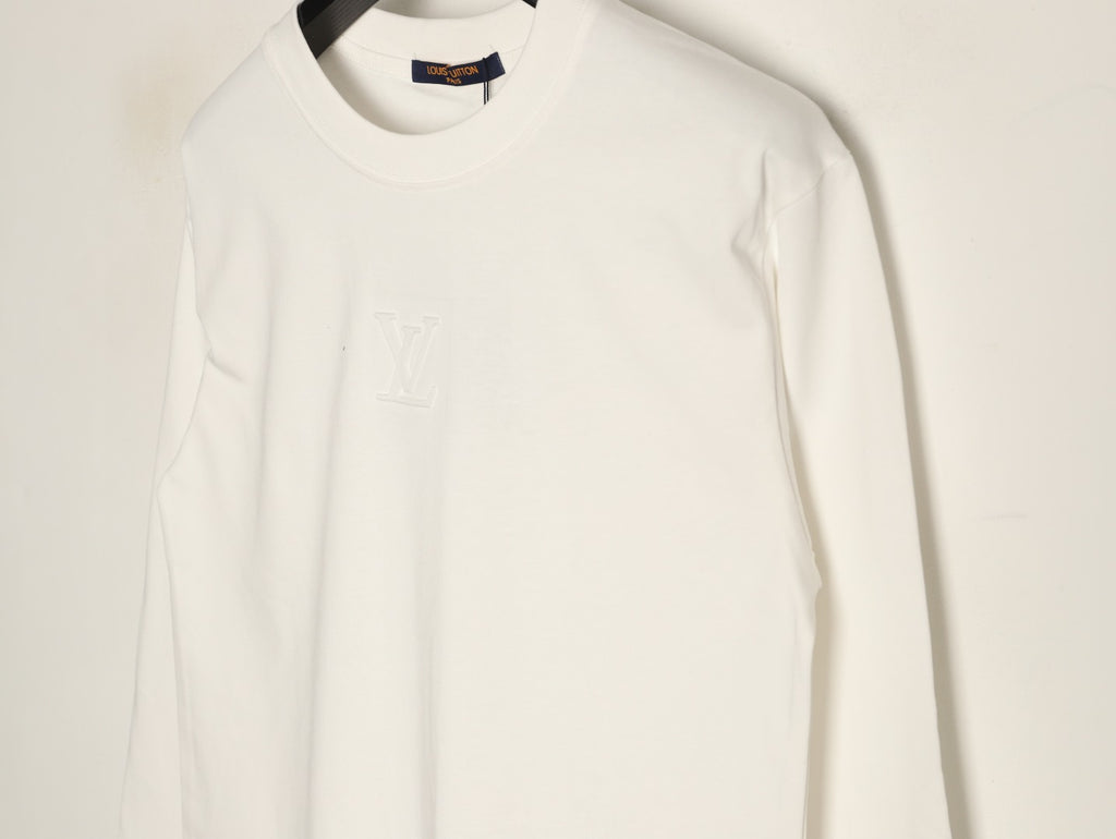 Louis Vuitton LV Embossed Logo Long-Sleeve T-Shirt