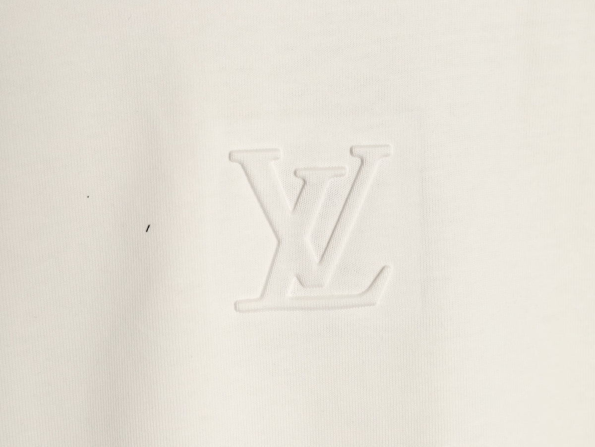 Louis Vuitton LV Embossed Logo Long-Sleeve T-Shirt