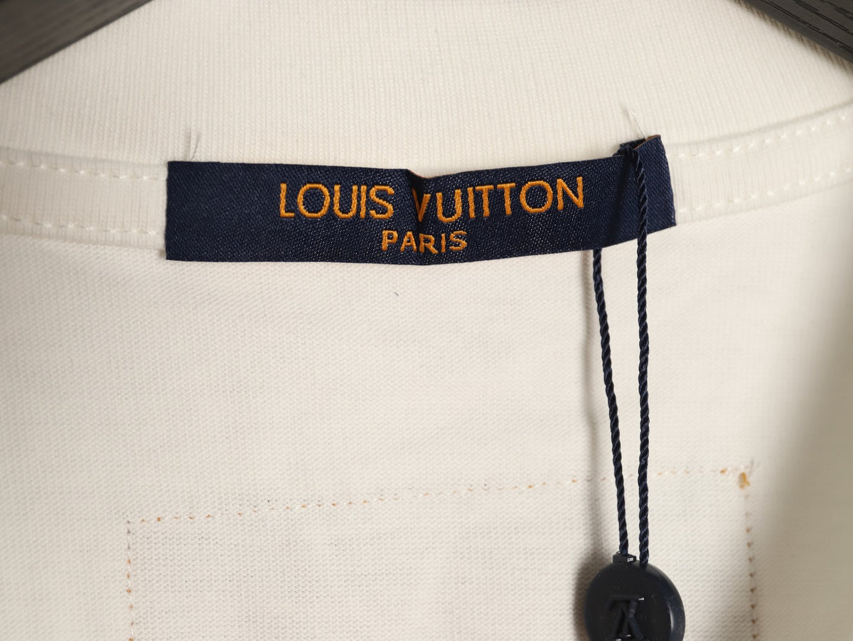 Louis Vuitton LV Embossed Logo Long-Sleeve T-Shirt
