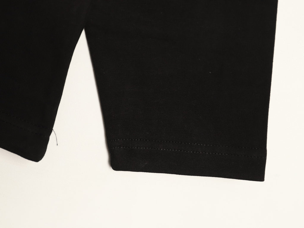 Louis Vuitton LV Embossed Logo Black Long-Sleeve T-Shirt
