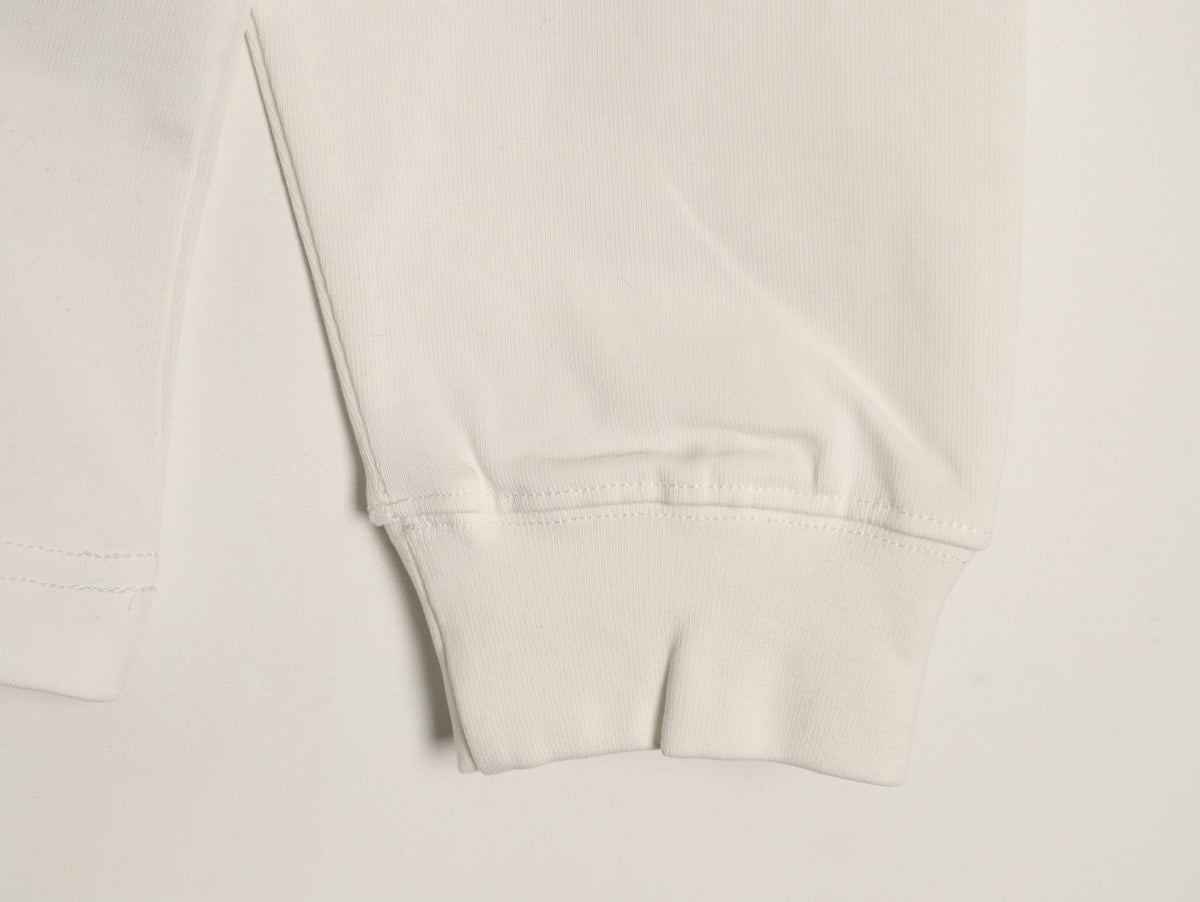 Gucci Interlocking GG Patch Embroidered Long-Sleeve T-Shirt