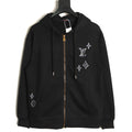 Louis Vuitton Sketch Monogram Embroidered Zip-Up Hooded Jacket