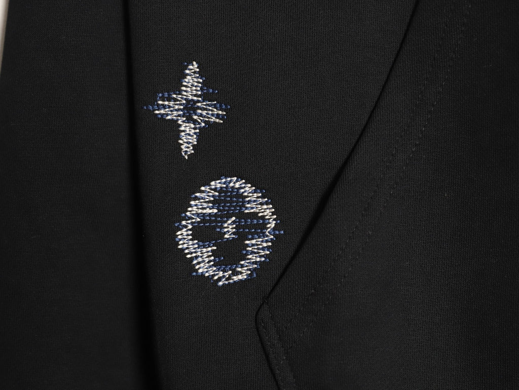 Louis Vuitton Sketch Monogram Embroidered Zip-Up Hooded Jacket