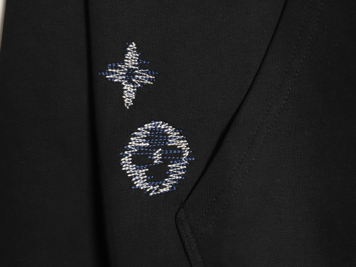 Louis Vuitton Sketch Monogram Embroidered Zip-Up Hooded Jacket