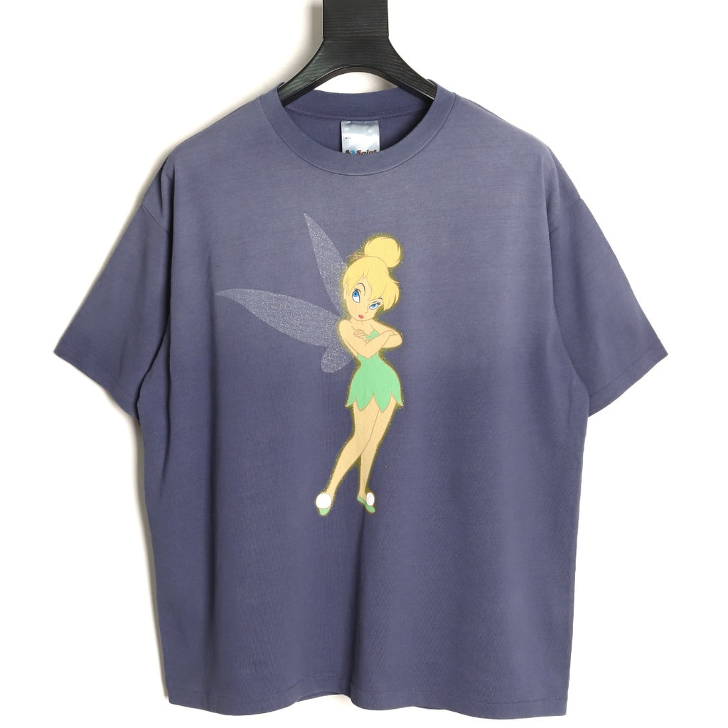 Saint Michael Jennie Collaboration 26SS Tinker Bell Graphic Print T-Shirt