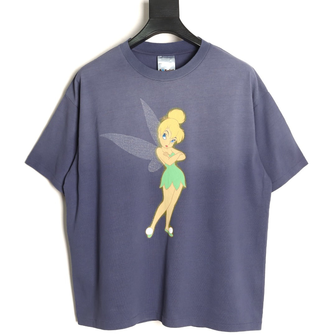 Saint Michael Jennie Collaboration 26SS Tinker Bell Graphic Print T-Shirt