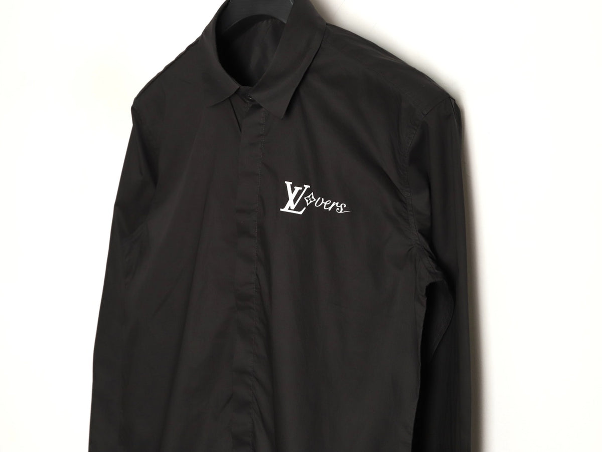 Louis Vuitton 25SS Heat-Bonded LV Logo Long-Sleeve Shirt
