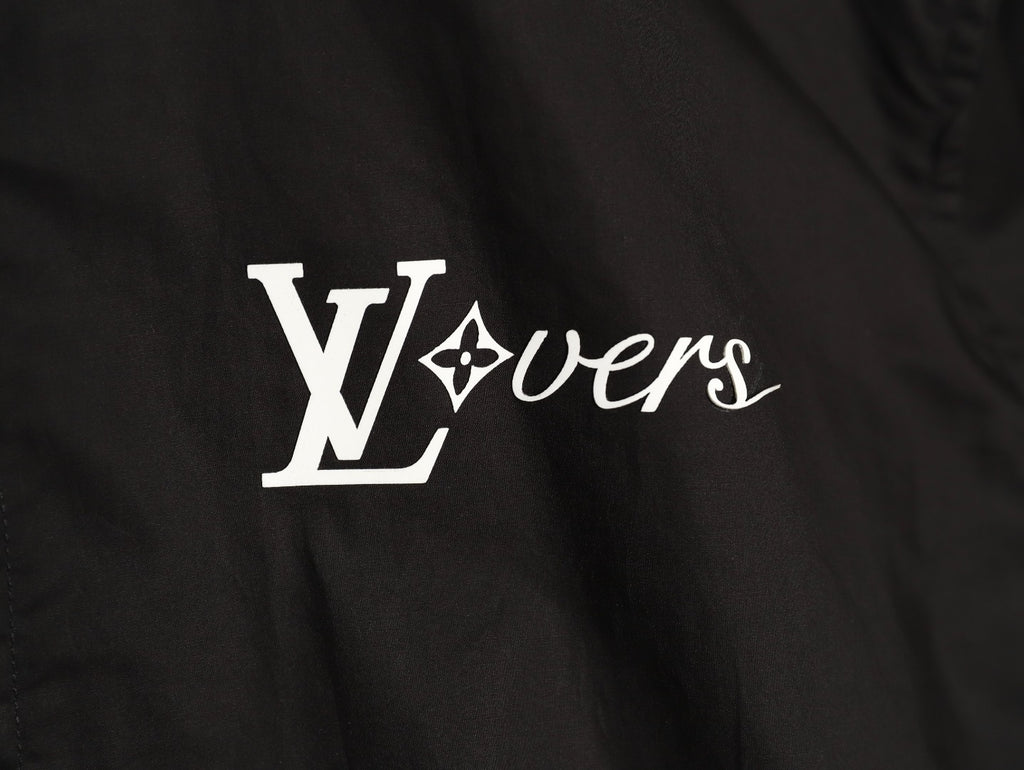 Louis Vuitton 25SS Heat-Bonded LV Logo Long-Sleeve Shirt