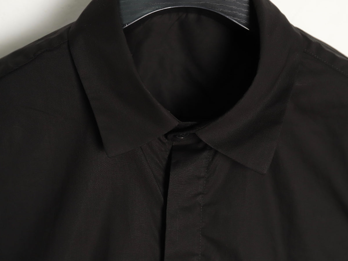 Louis Vuitton 25SS Heat-Bonded LV Logo Long-Sleeve Shirt