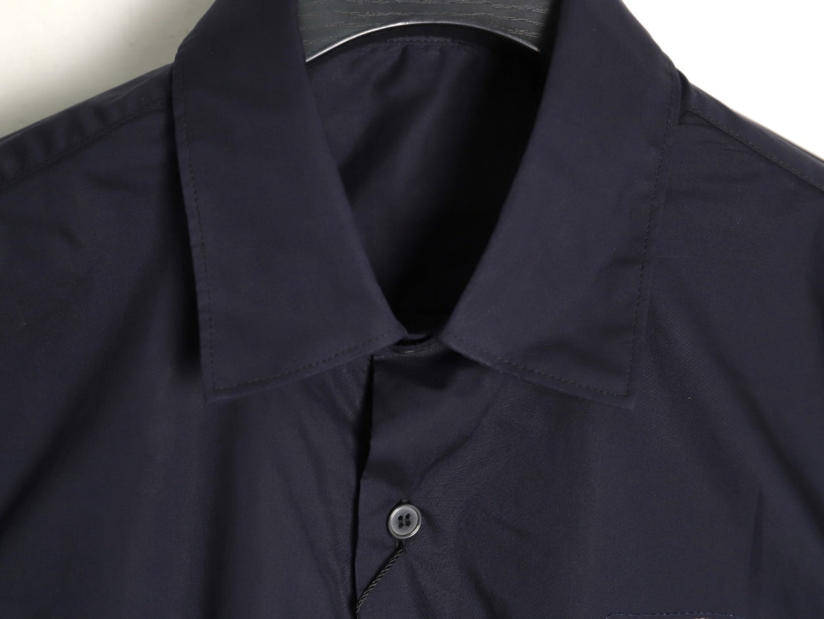 Louis Vuitton x Chrome Hearts Embroidered Logo Black Long-Sleeve Shirt