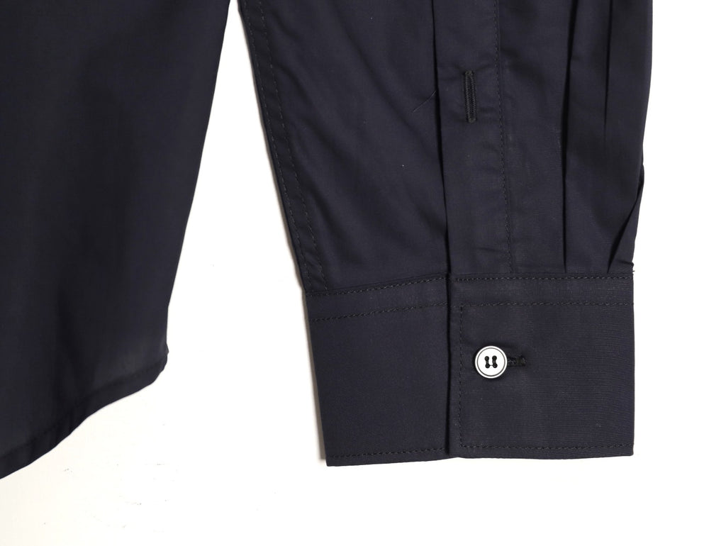 Louis Vuitton x Chrome Hearts Embroidered Logo Black Long-Sleeve Shirt