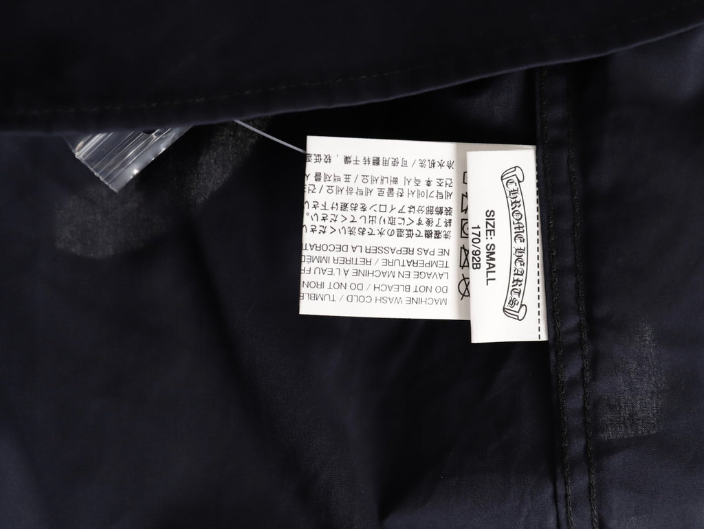 Louis Vuitton x Chrome Hearts Embroidered Logo Black Long-Sleeve Shirt