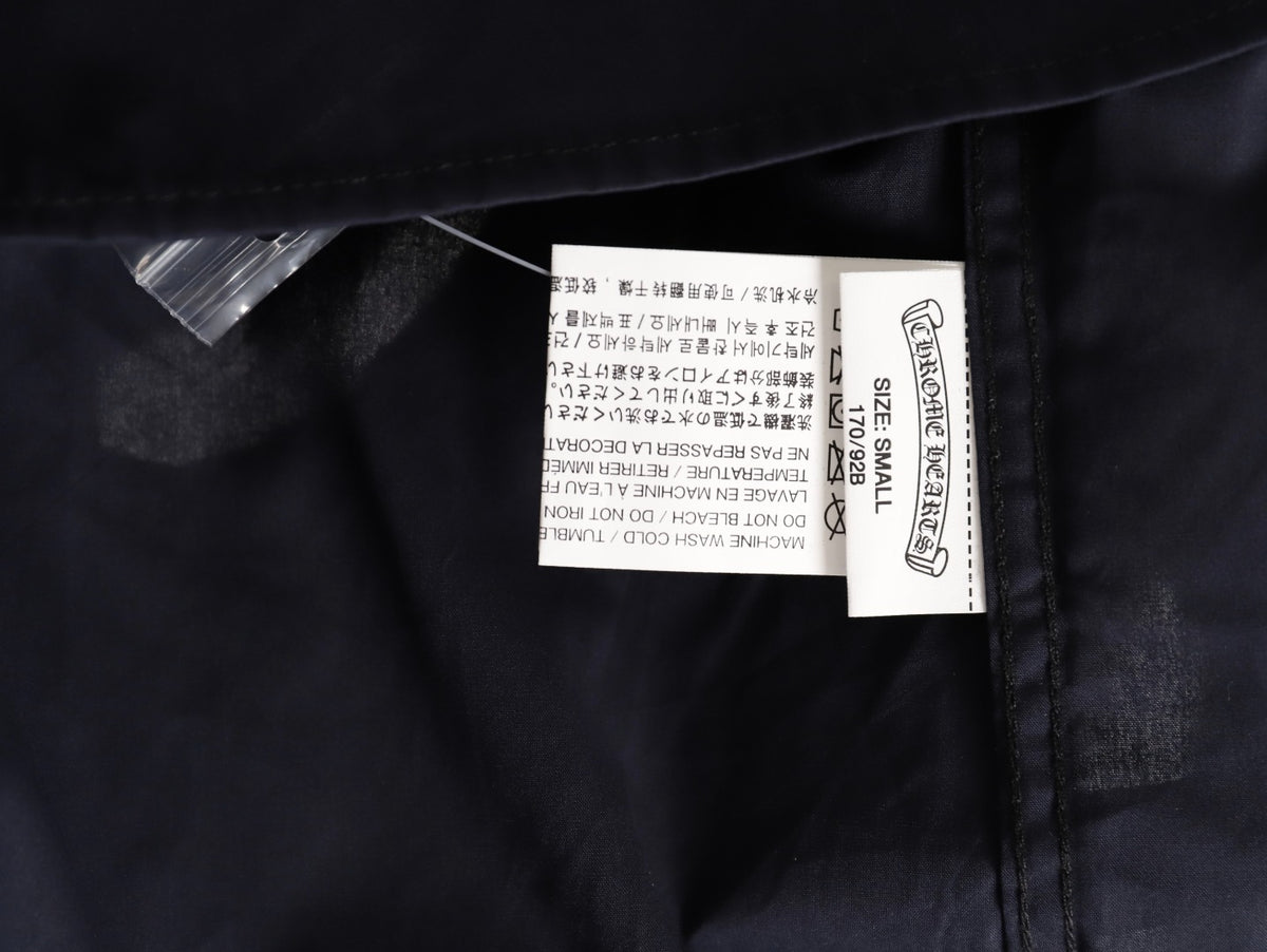 Louis Vuitton x Chrome Hearts Embroidered Logo Black Long-Sleeve Shirt