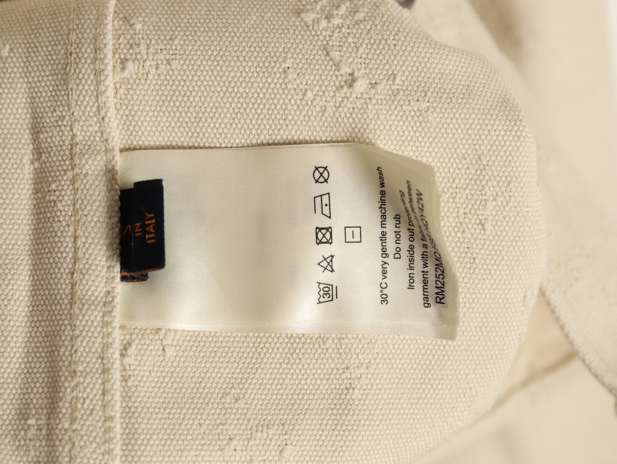 Louis Vuitton LV Monogram Needle-Punch Denim Shirt Jacket