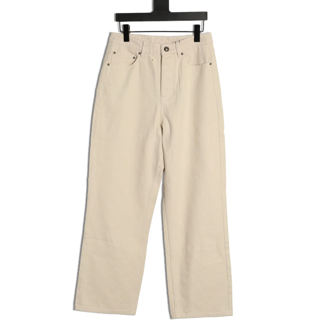 Louis Vuitton LV Monogram Needle-Punch Skate Jeans