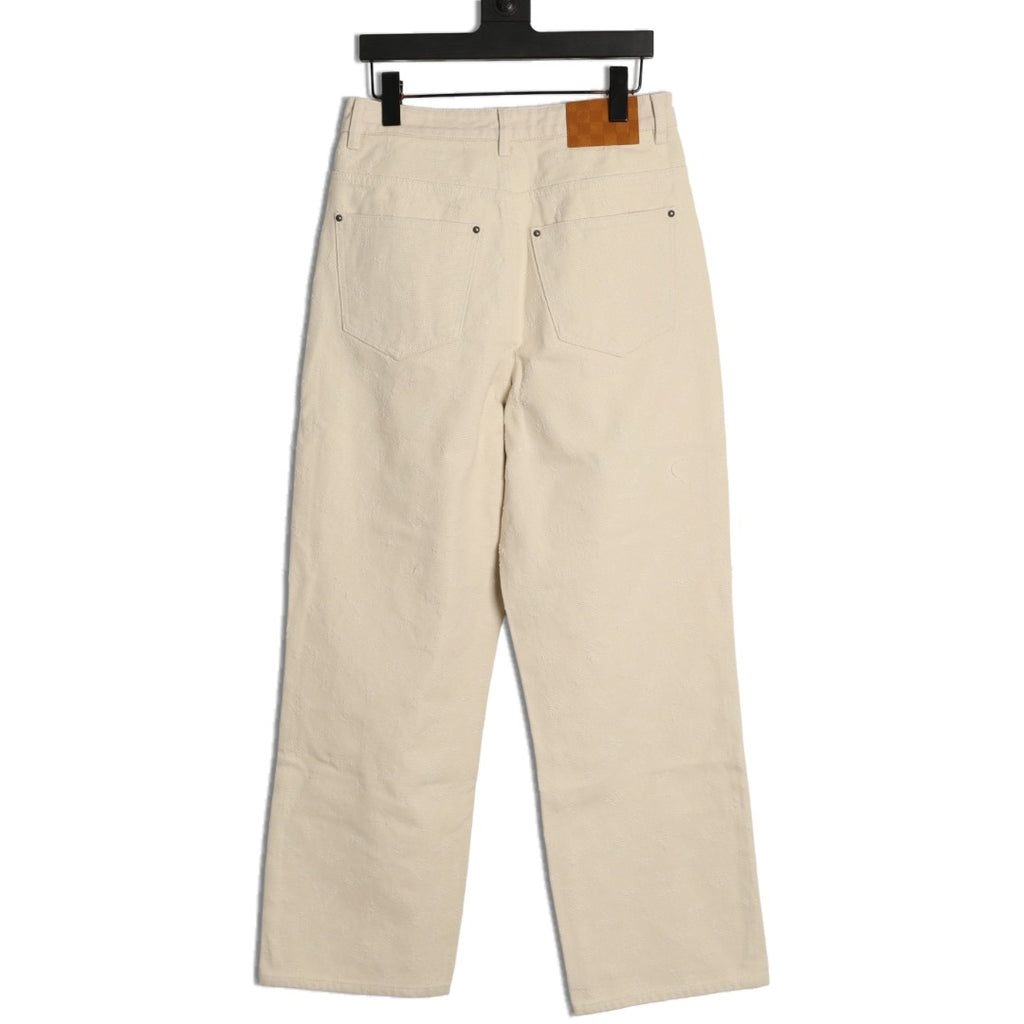 Louis Vuitton LV Monogram Needle-Punch Skate Jeans