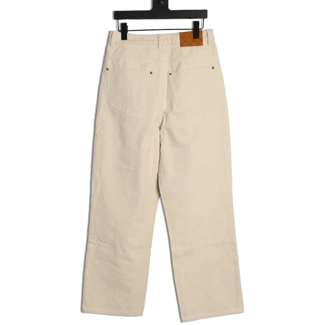 Louis Vuitton LV Monogram Needle-Punch Skate Jeans