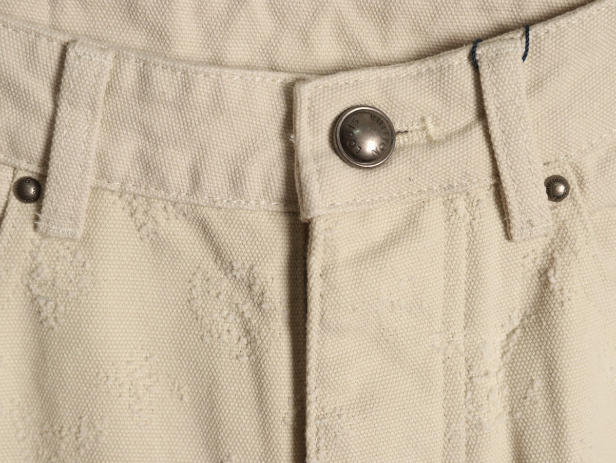 Louis Vuitton LV Monogram Needle-Punch Skate Jeans