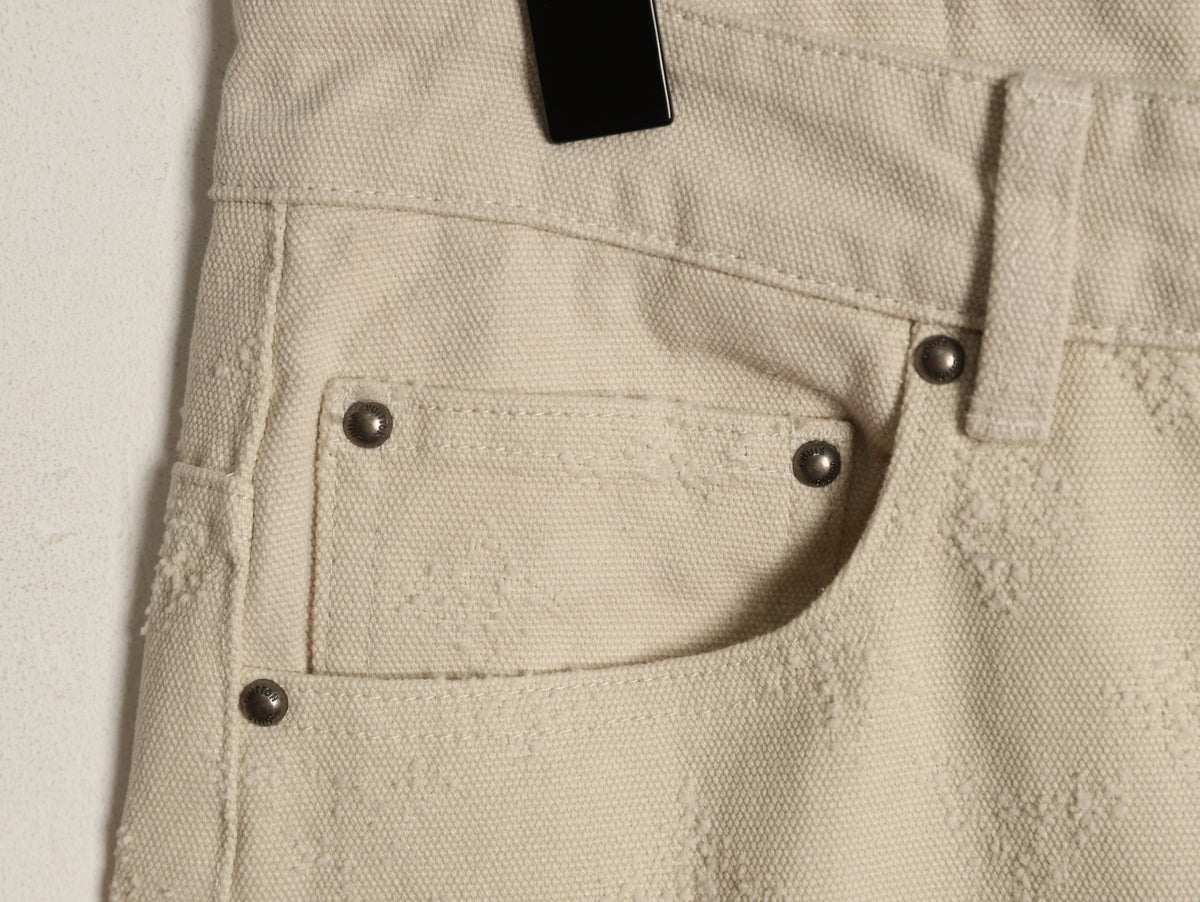 Louis Vuitton LV Monogram Needle-Punch Skate Jeans