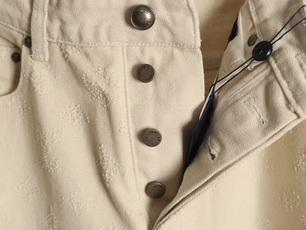 Louis Vuitton LV Monogram Needle-Punch Skate Jeans