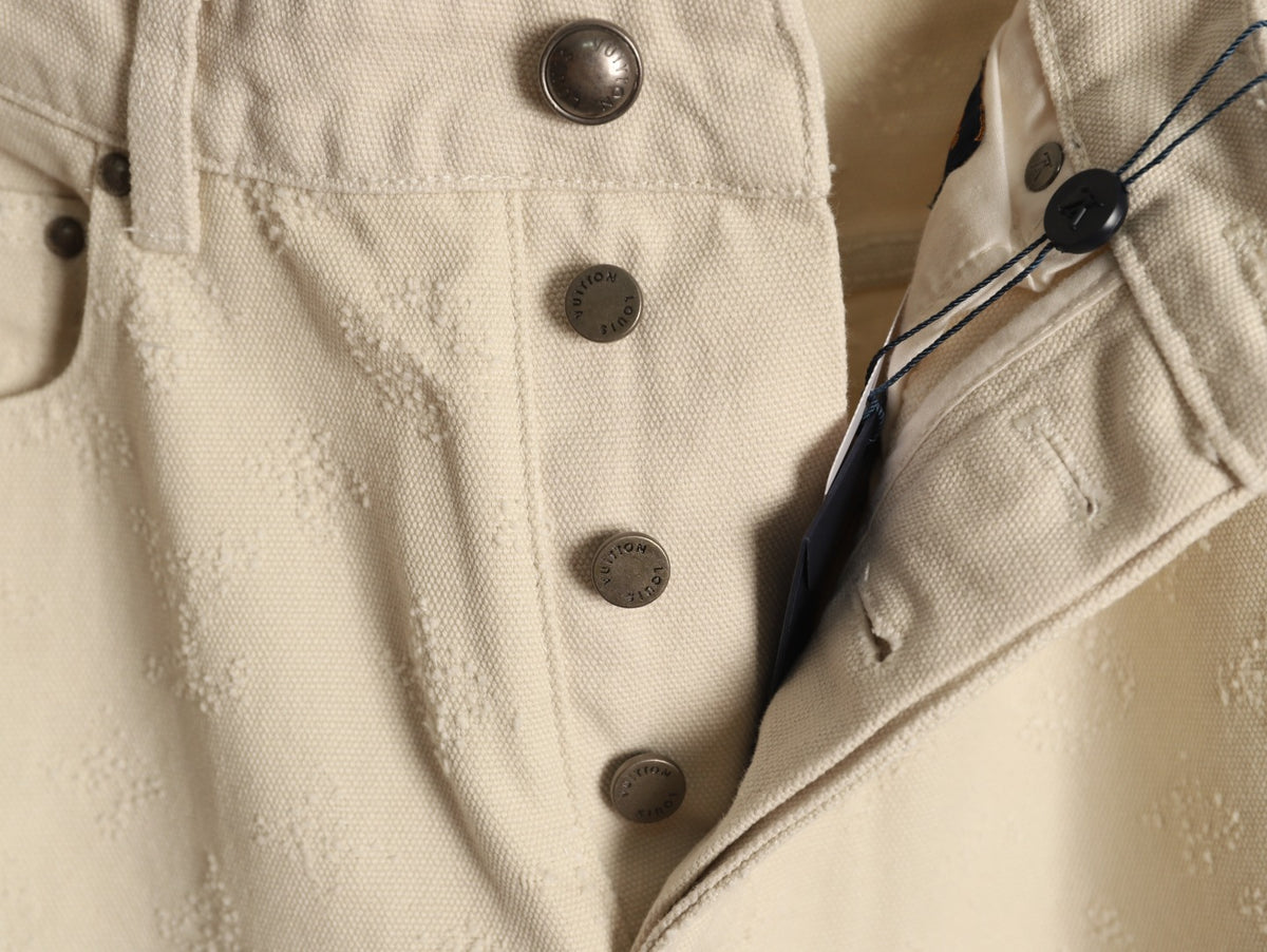 Louis Vuitton LV Monogram Needle-Punch Skate Jeans