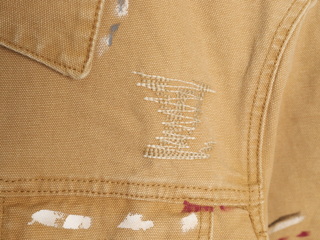 Louis Vuitton LV Paint-Splatter Graffiti Denim Jacket