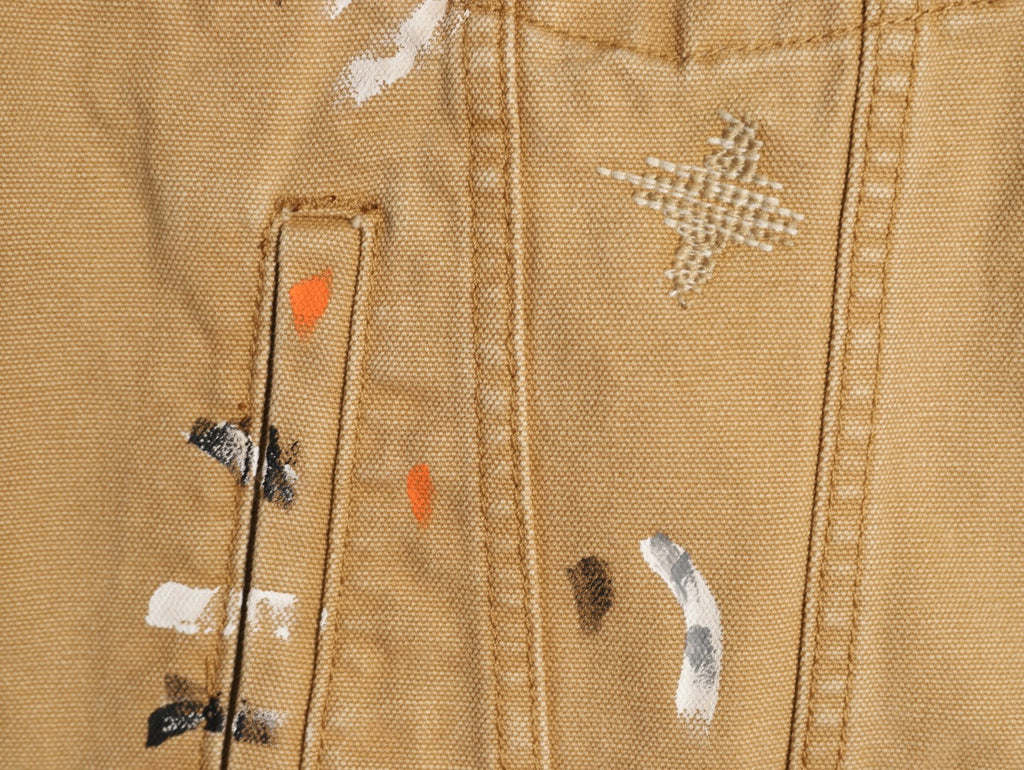 Louis Vuitton LV Paint-Splatter Graffiti Denim Jacket