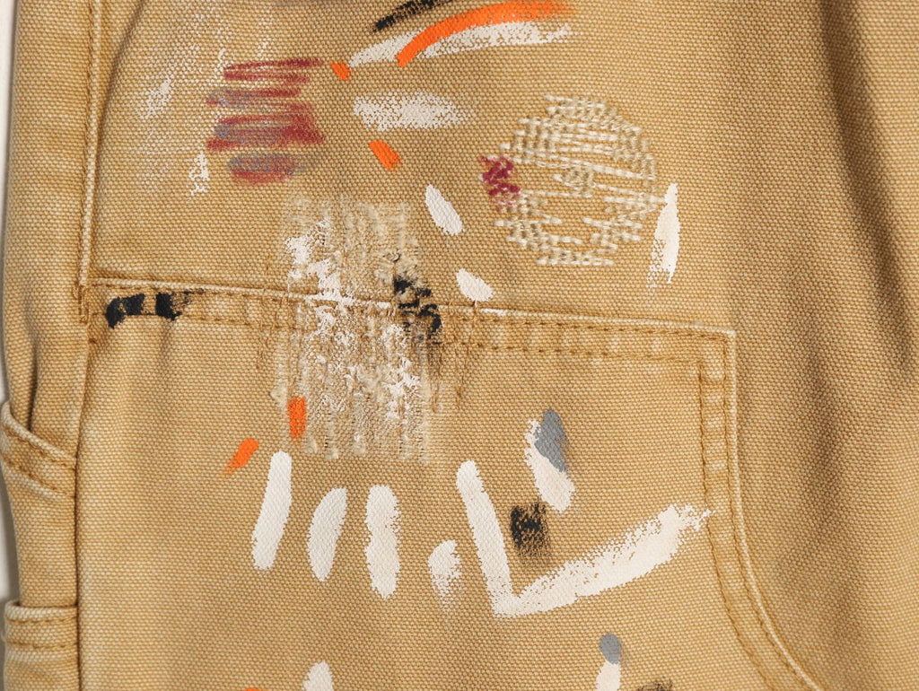 Louis Vuitton LV Paint-Splatter Graffiti Cargo Jeans