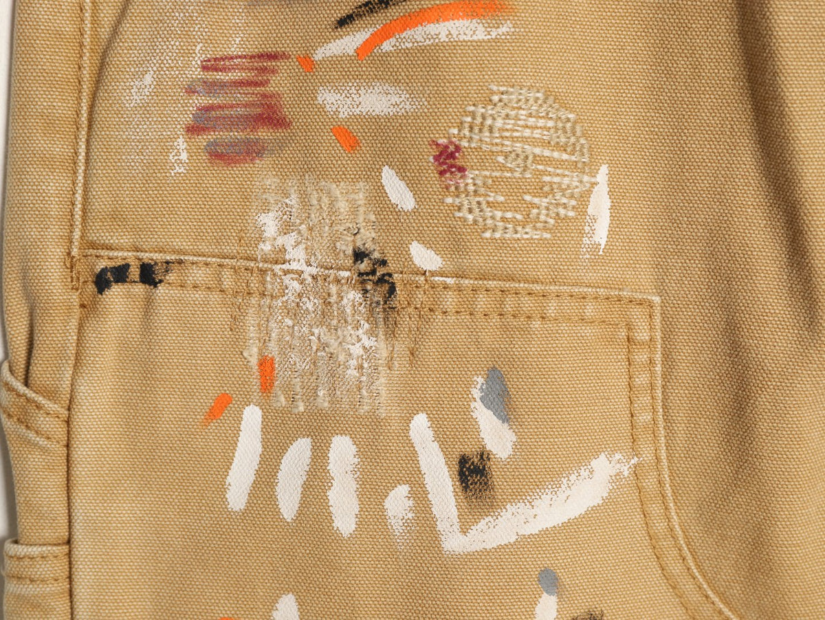 Louis Vuitton LV Paint-Splatter Graffiti Cargo Jeans